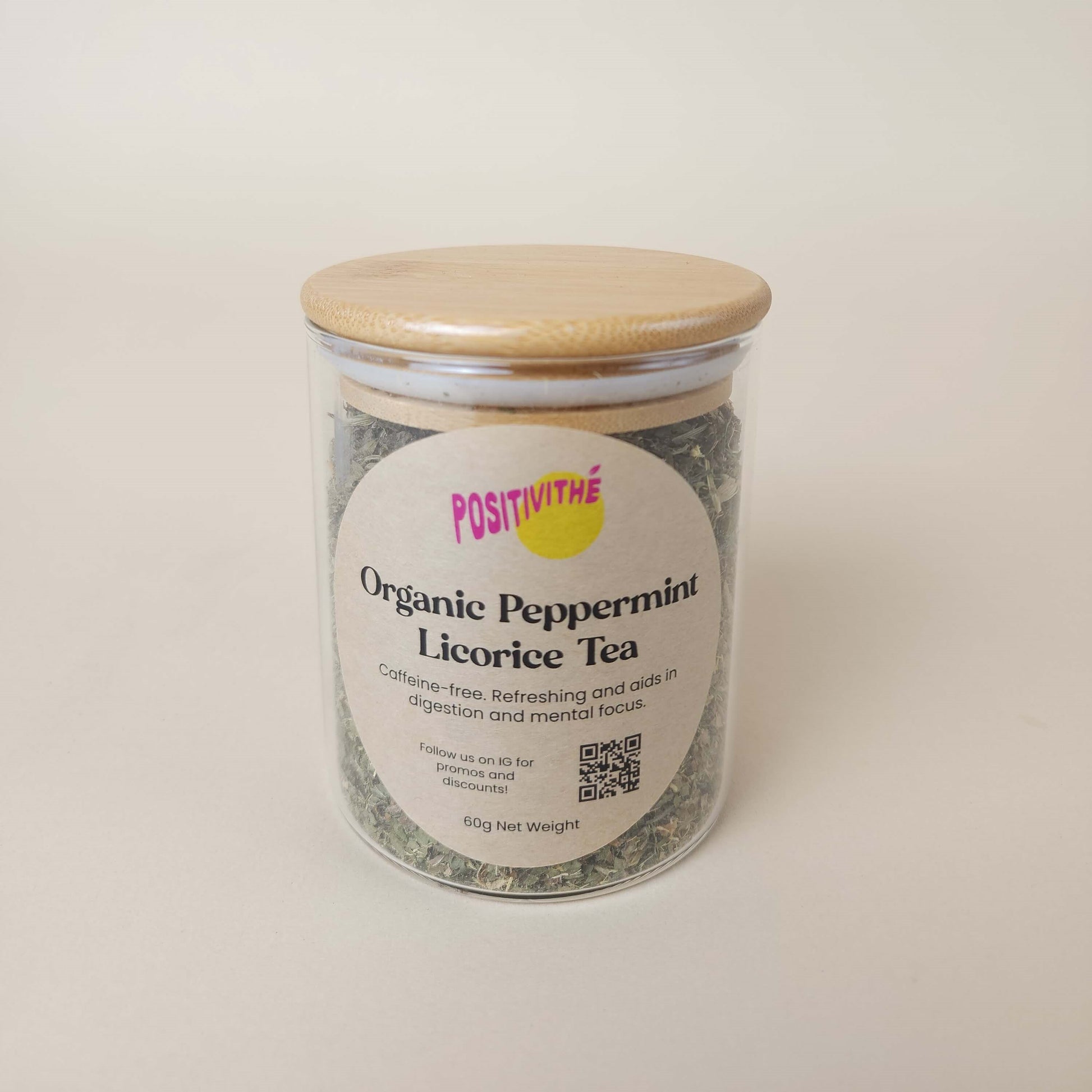 Organic Peppermint Licorice Tea | Positivithé